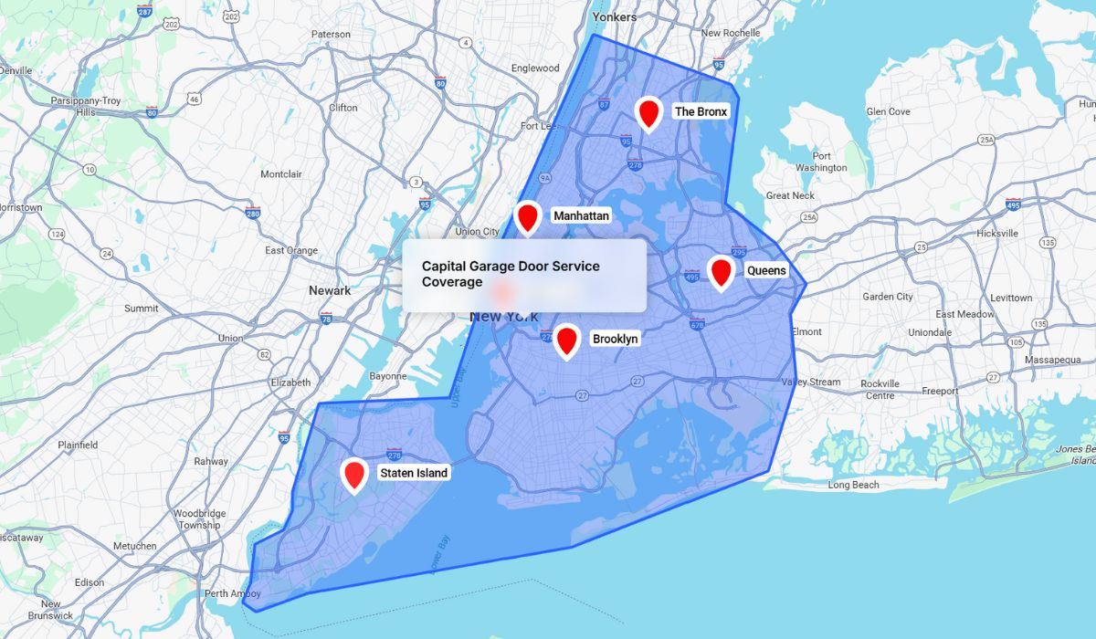 Captial Garage Door Service Areas