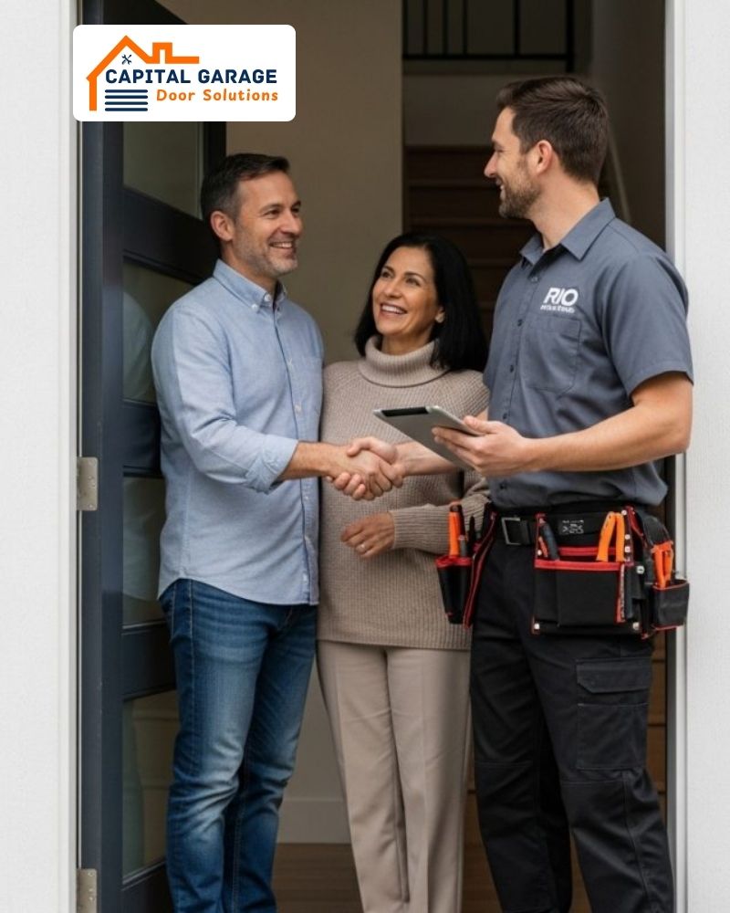 Capital Garage Door Repair Logo